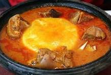 Fufu with Light Soup